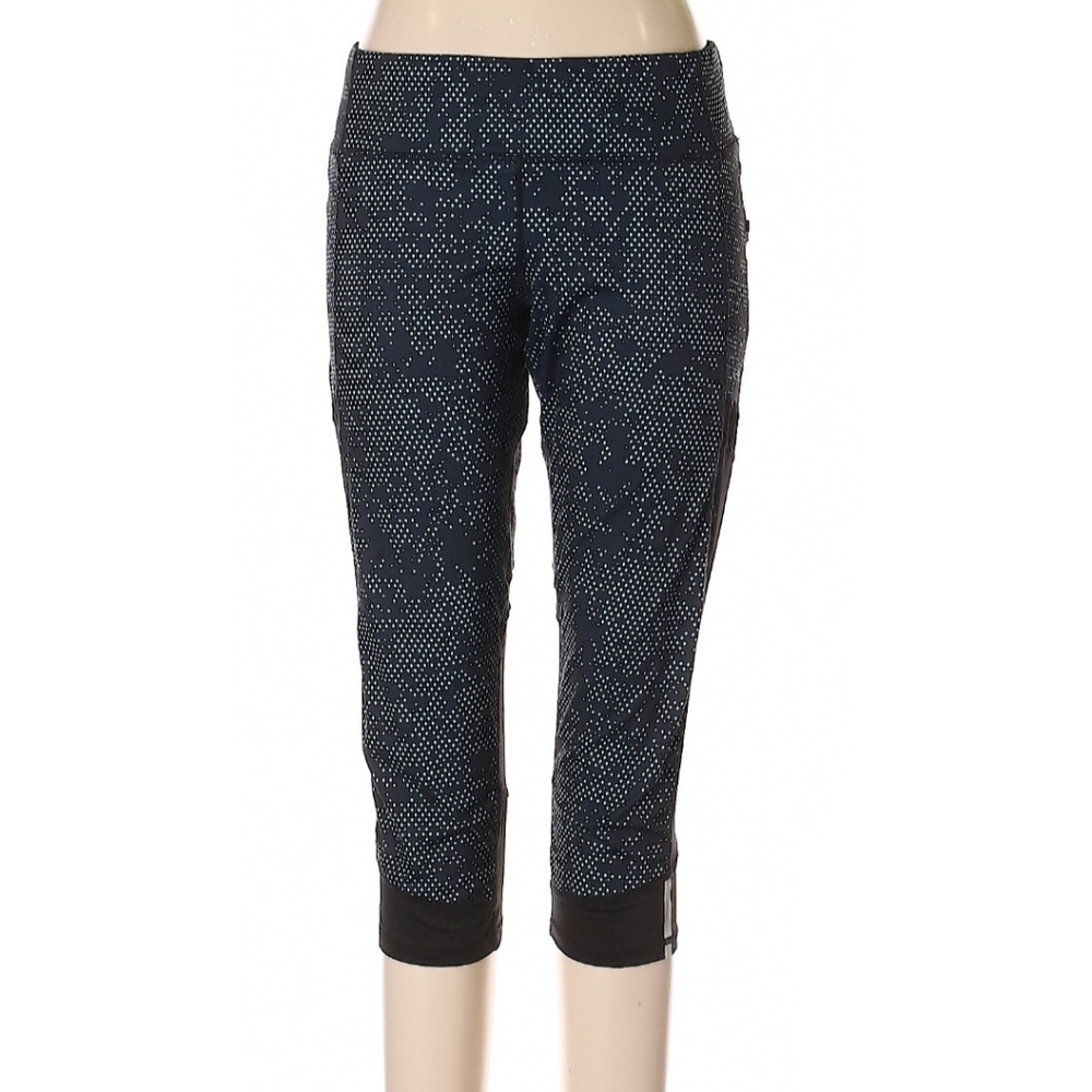 champion extra large Capri leggings blue polka dots